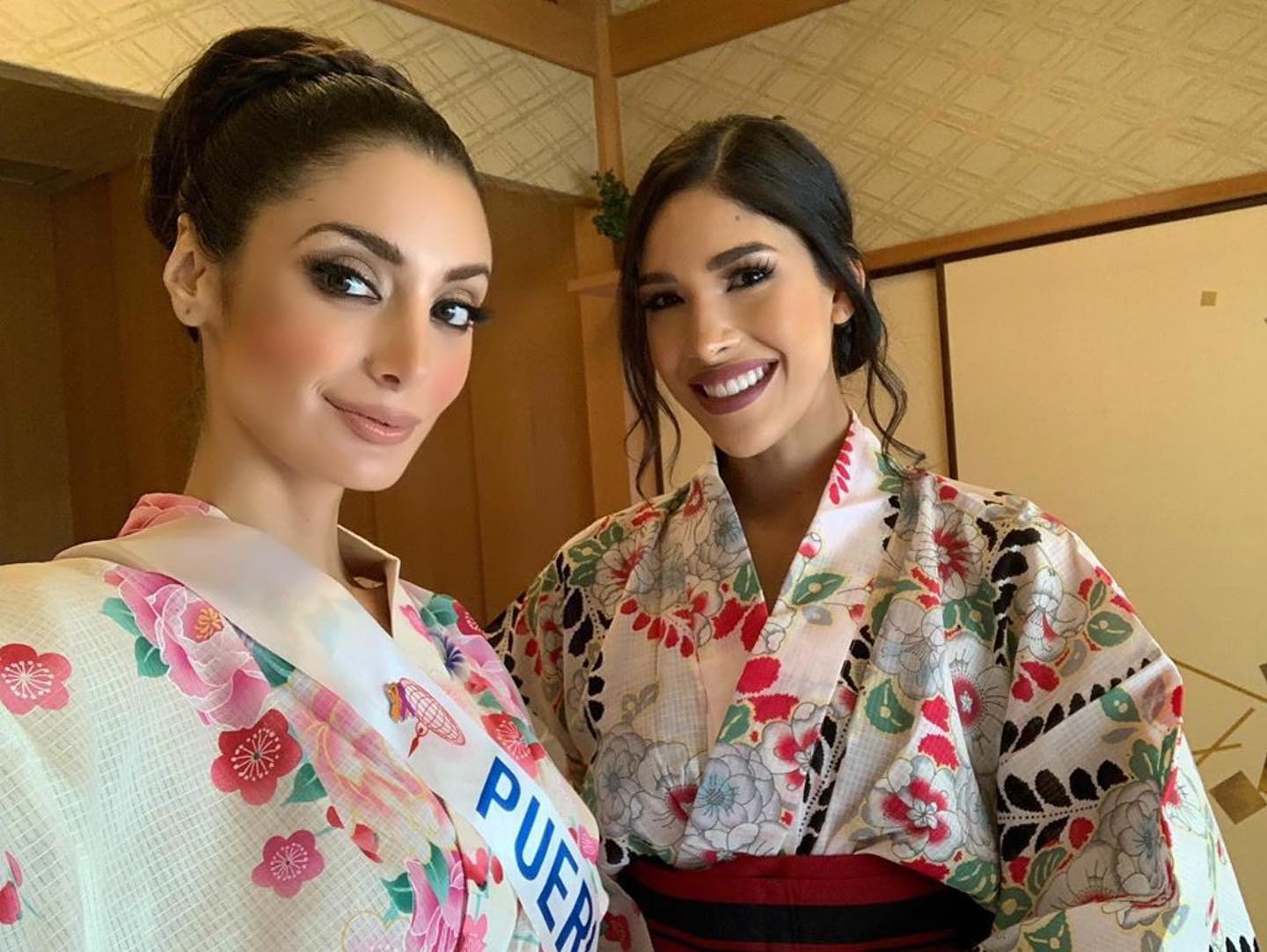 candidatas a miss international 2019 usando tradicional traje tipico japones. Ymeby26f