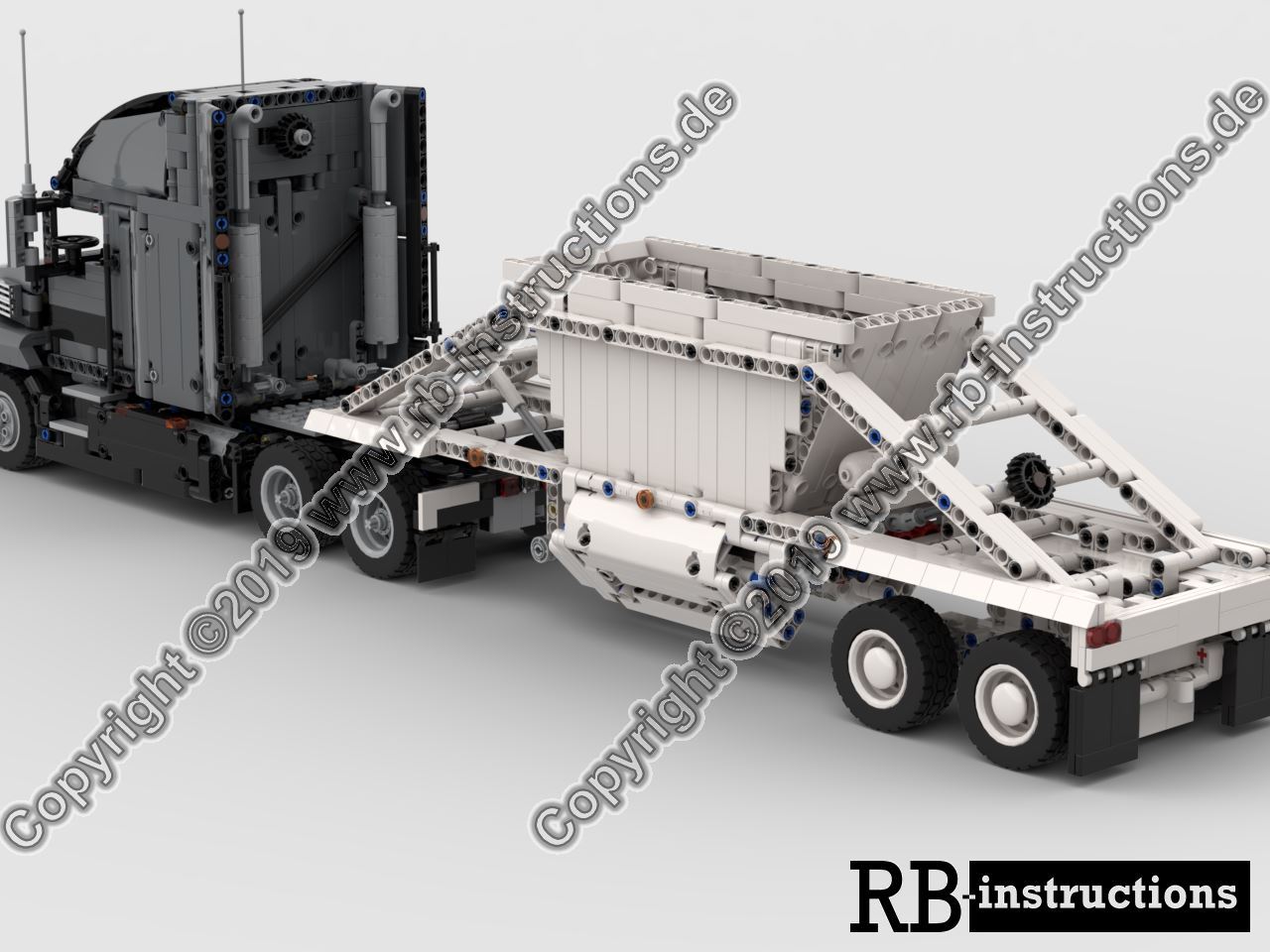 lego 42078 garbage truck instructions
