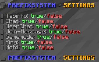 PrefixSystem [1.8-1.15] | Phh - Updates | SpigotMC - High Performance ...